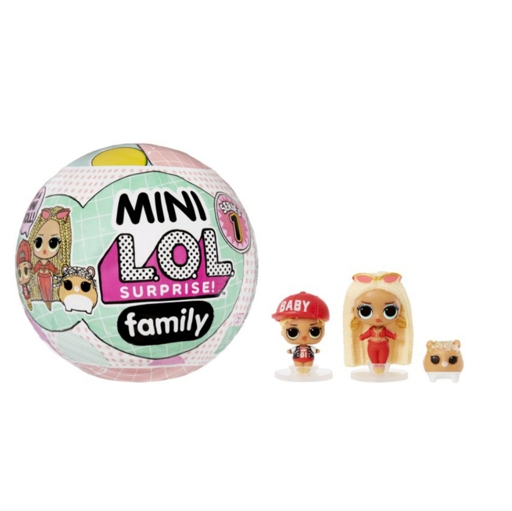 LOL Surprise Mini Family Playset Collection – Great Gift for Kids Ages 4+